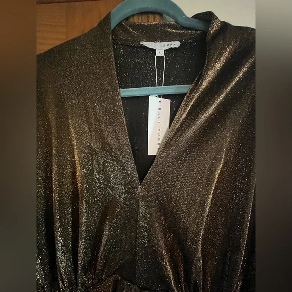 Baltic Born Kleo Black/Gold/Bronze Dress NWT - Picture 4 of 5